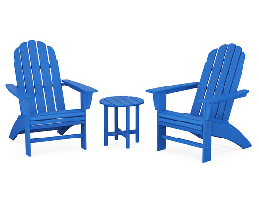 Vineyard 3-Piece Curveback Adirondack Set