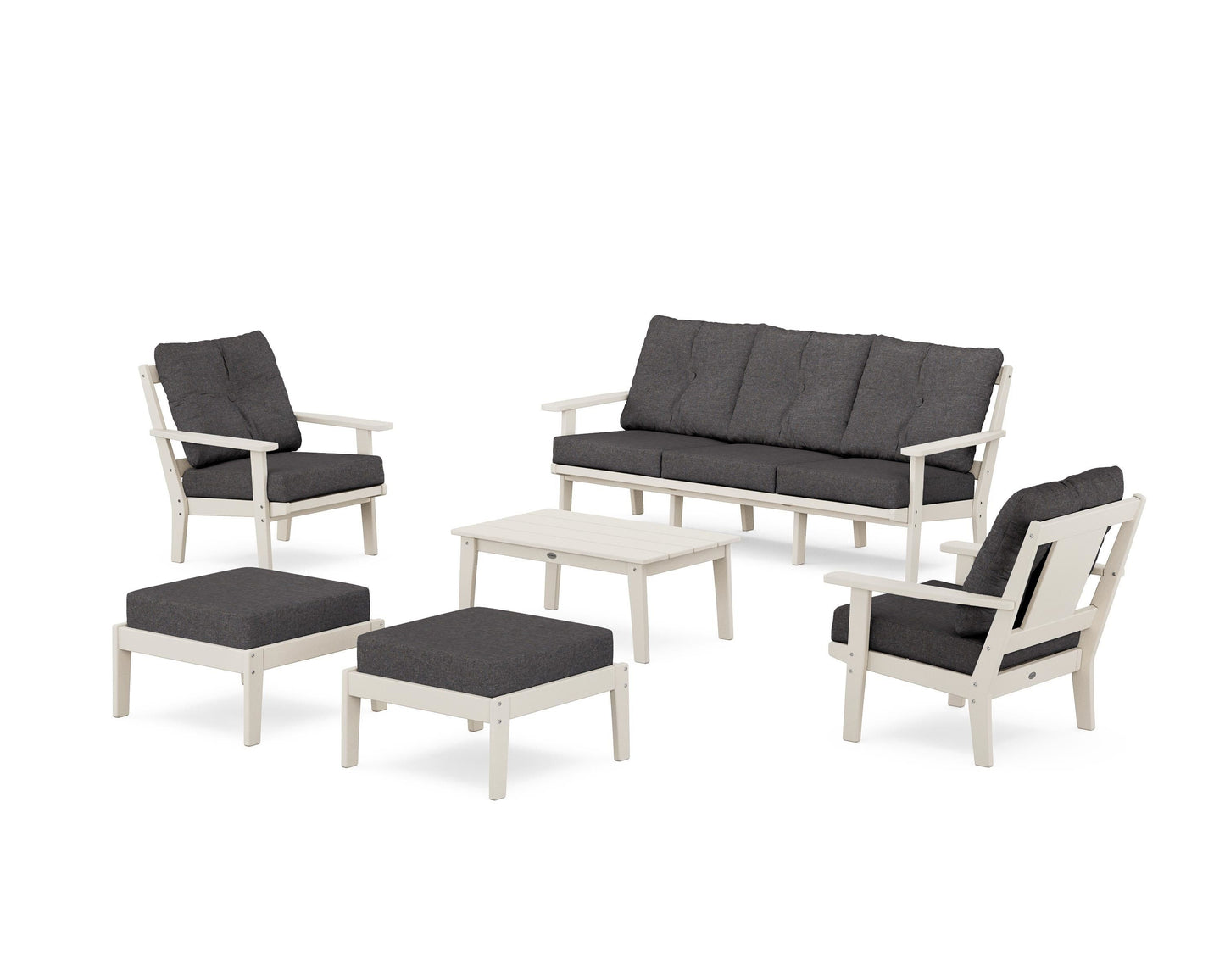 Prairie 6-Piece Lounge Sofa Set