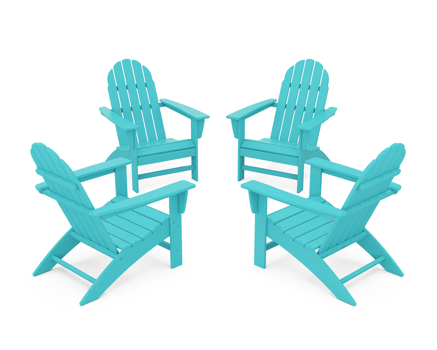 Vineyard 4-Piece Adirondack Conversation Set