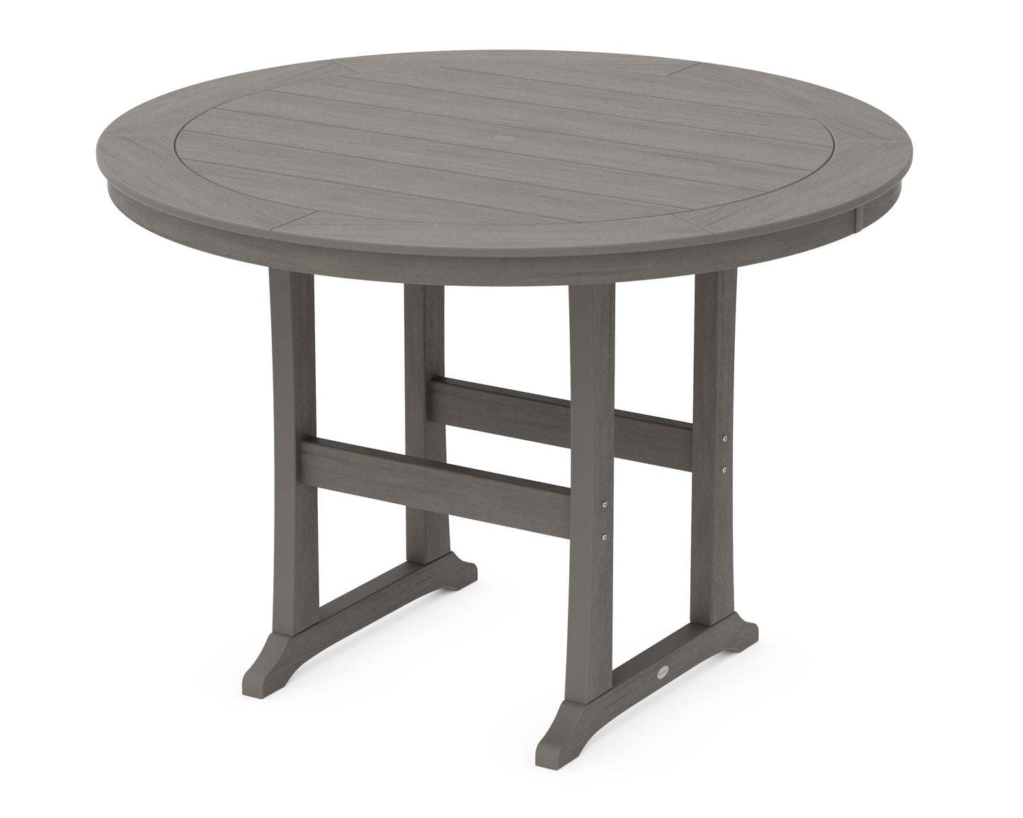 Nautical Trestle 60" Round Bar Table