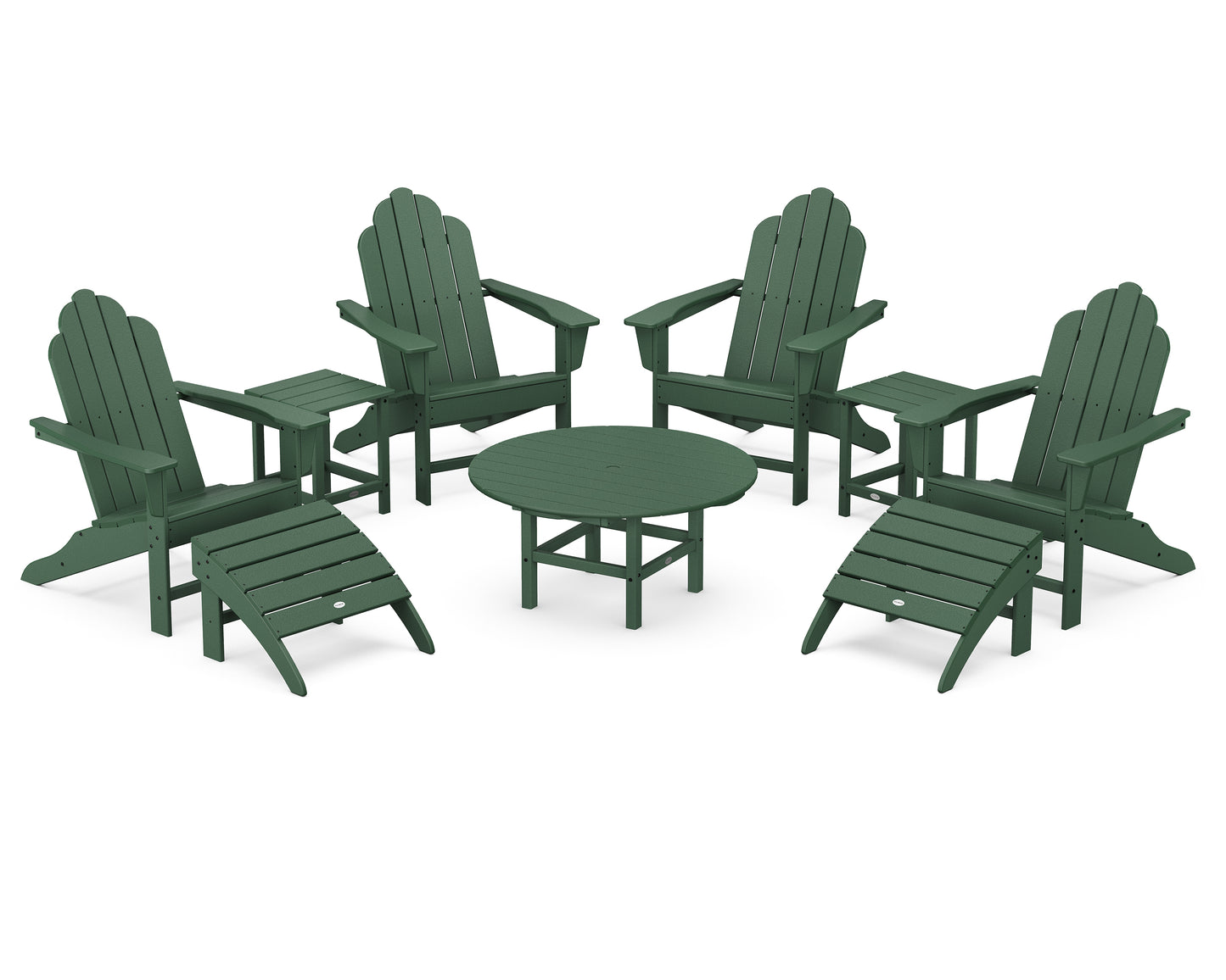 Long Island Adirondack 9-Piece Conversation Group