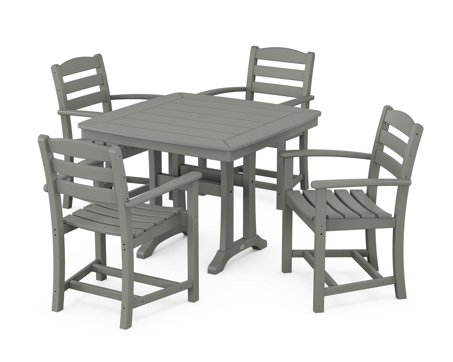 La Casa Caf‚ 5-Piece Dining Set with Trestle Legs