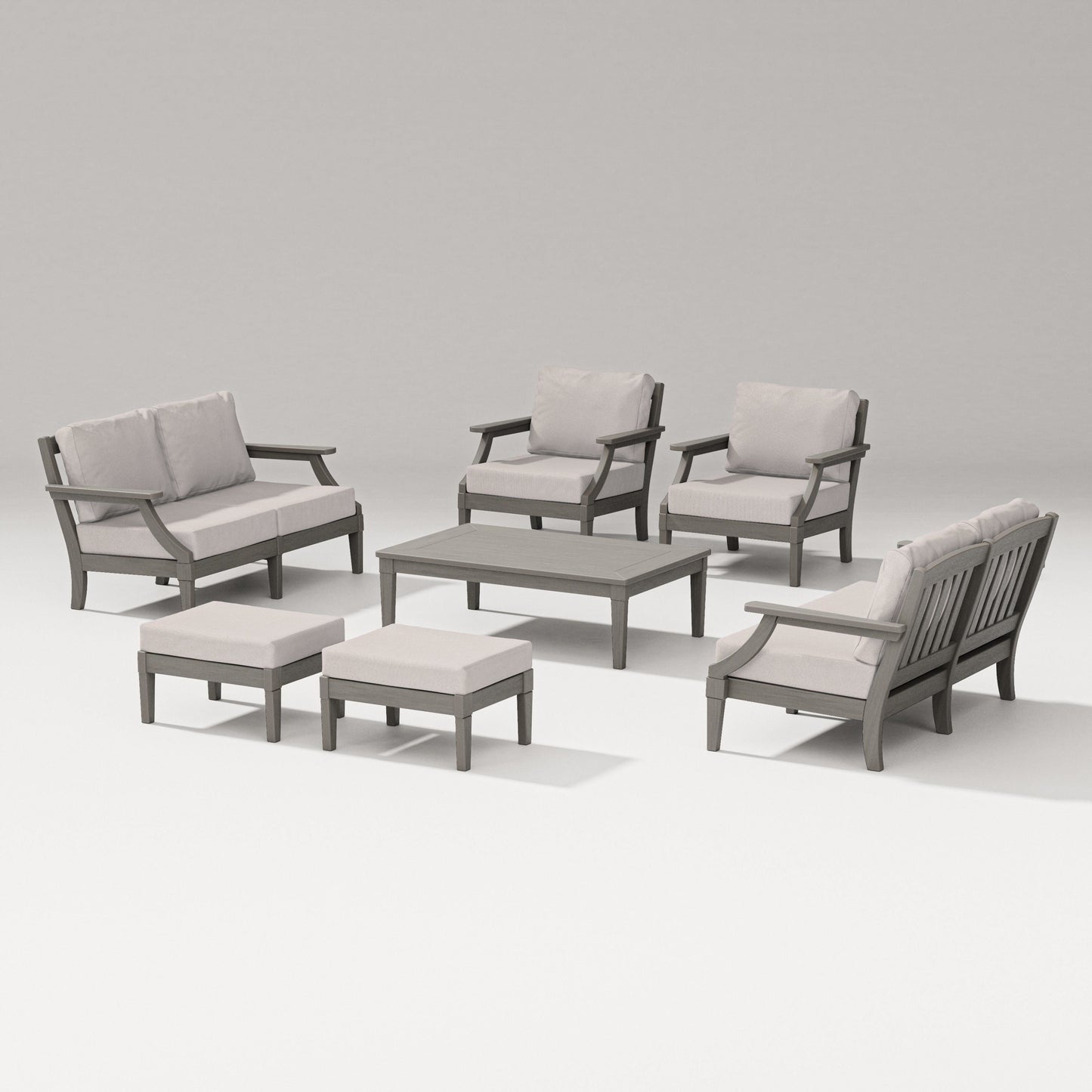 Estate 7-Piece Lounge Loveseat Set