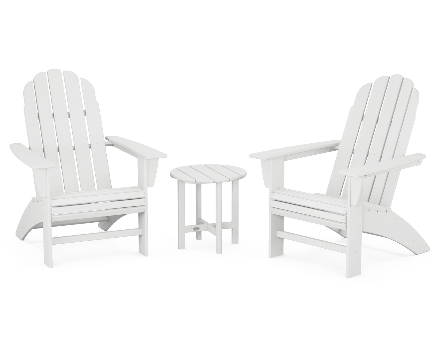 Vineyard 3-Piece Curveback Adirondack Set