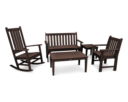 Vineyard 5-Piece Bench & Rocking Chair Set