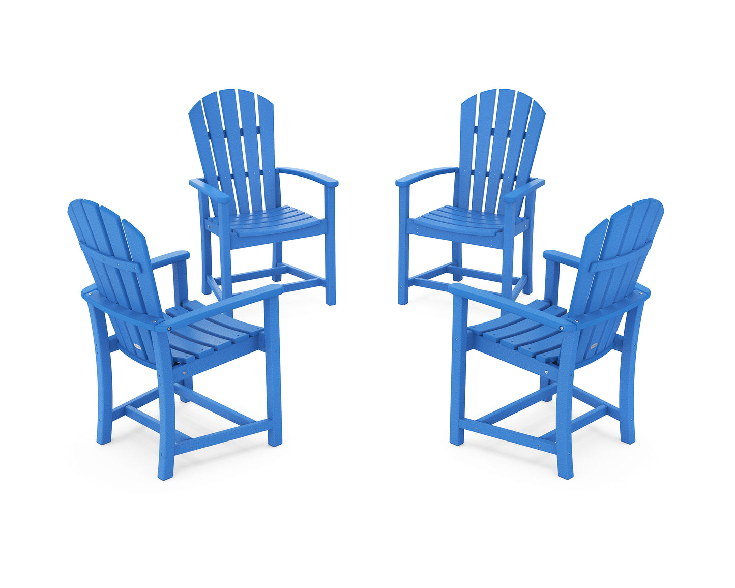 Palm Coast 4-Piece Upright Adirondack Conversation Set