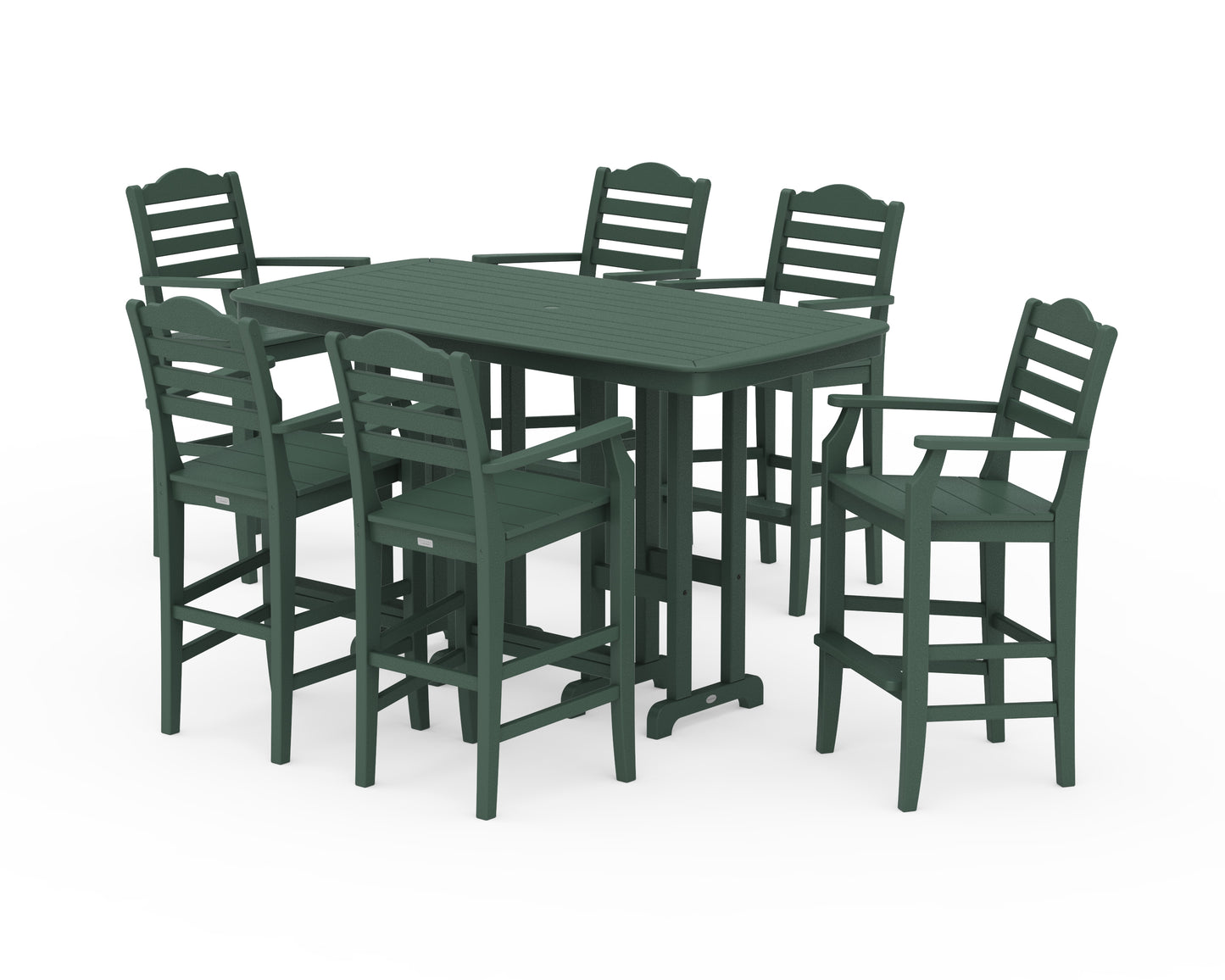 Savannah Arm Chair 7-Piece Bar Set