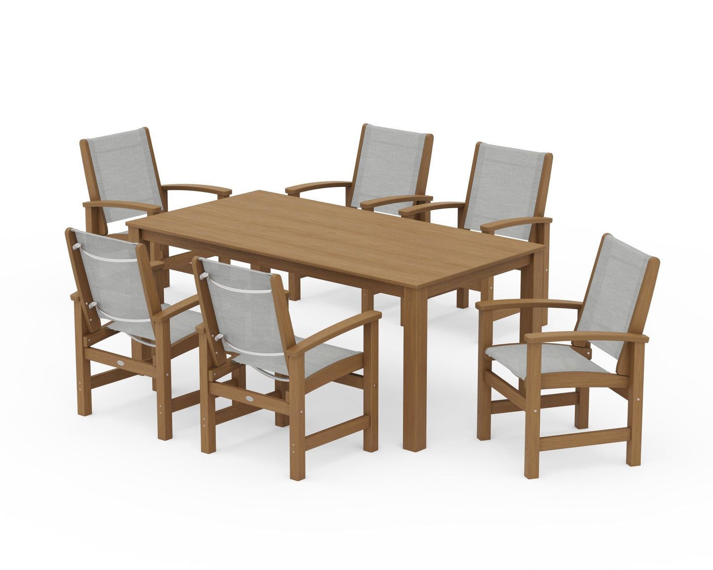 Coastal 7-Piece Parsons Dining Set