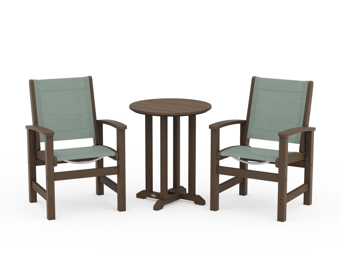 Coastal 3-Piece Round Bistro Dining Set