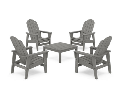 5-Piece Vineyard Grand Upright Adirondack Chair Conversation Group