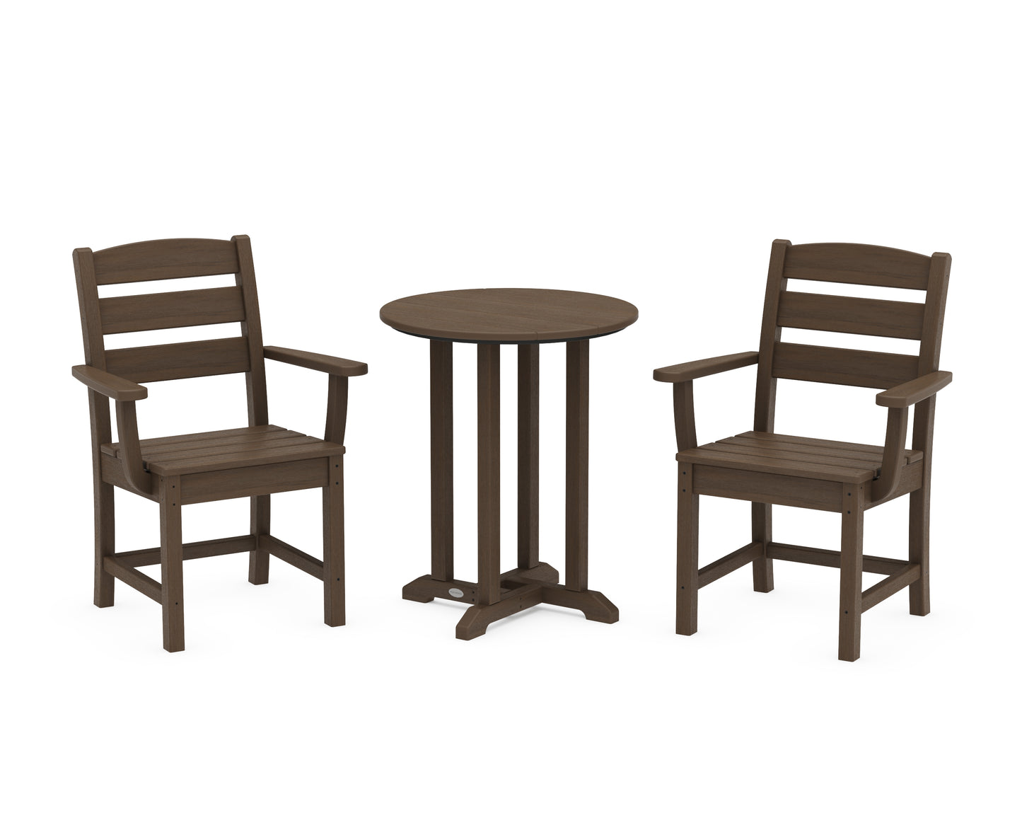 Lakeside 3-Piece Round Bistro Dining Set