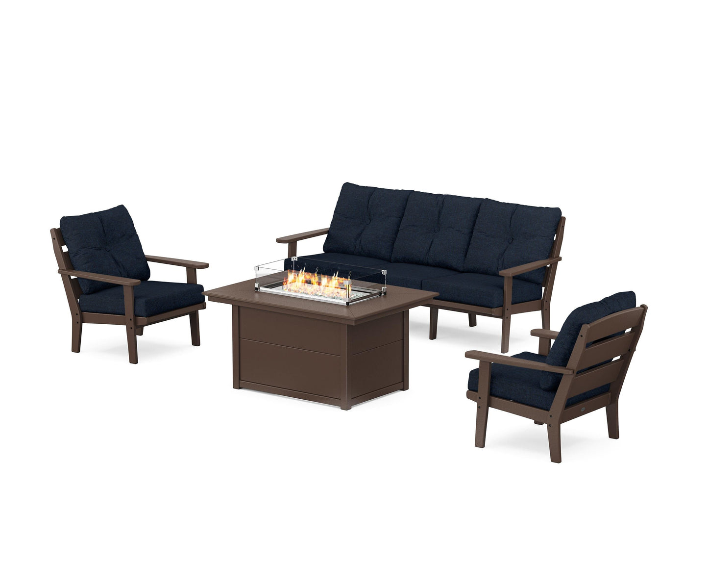 Lakeside Deep Seating Fire Pit Table Set