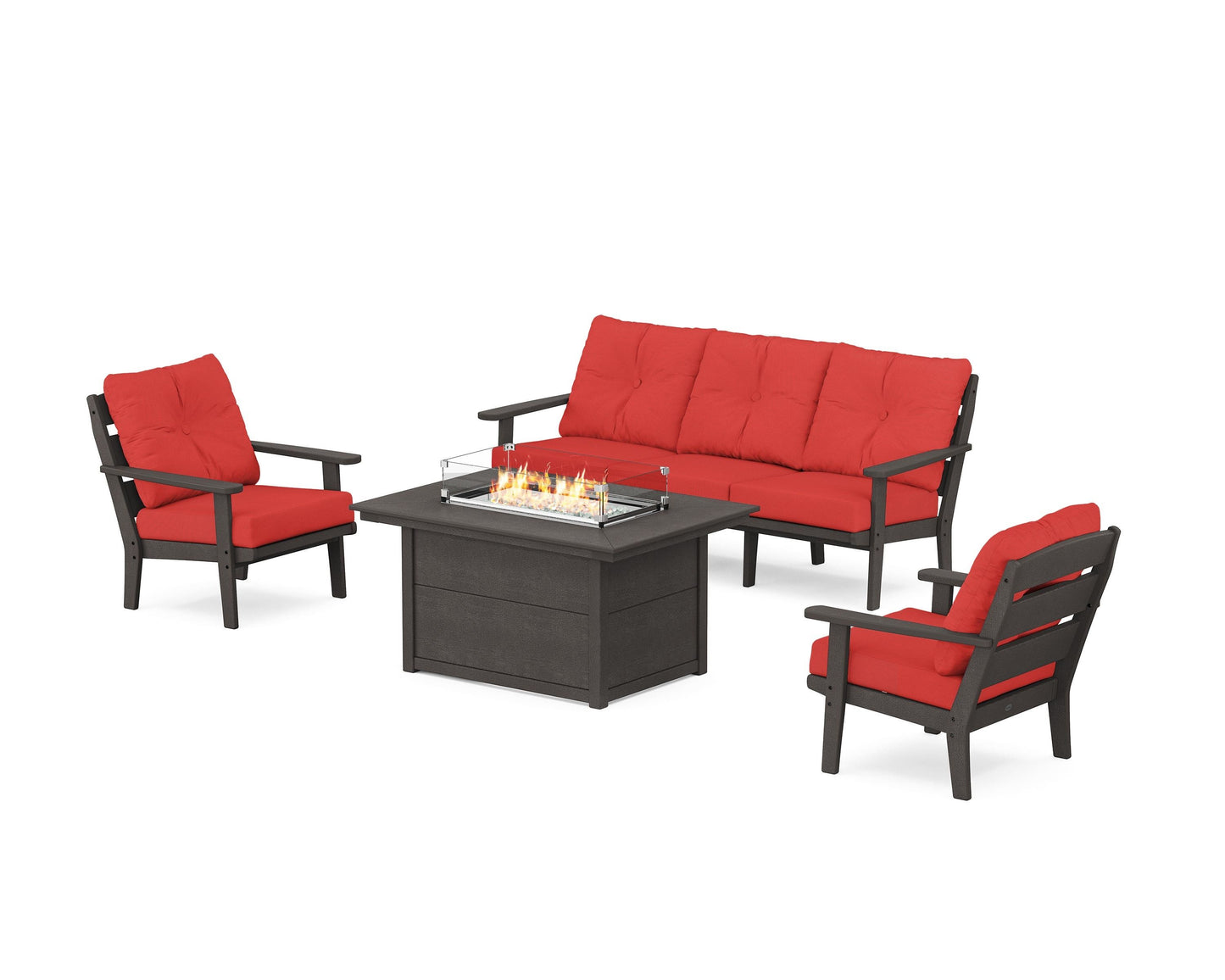 Lakeside Deep Seating Fire Pit Table Set