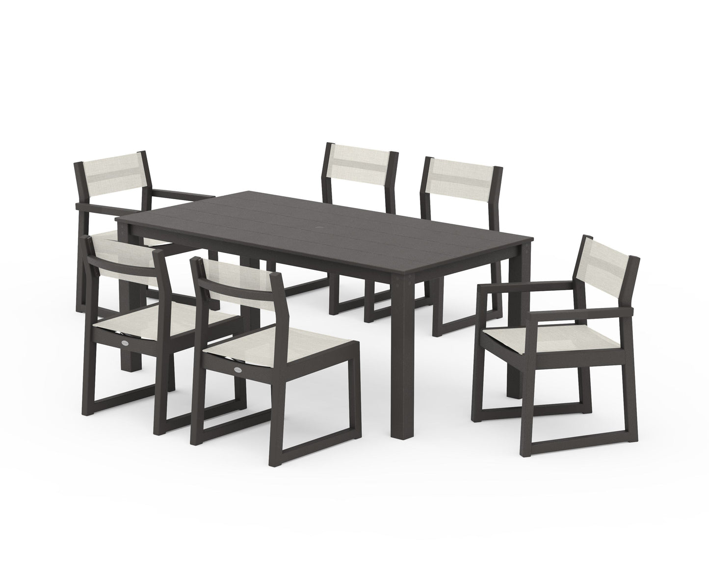 EDGE Sling 7-Piece Parsons Dining Set