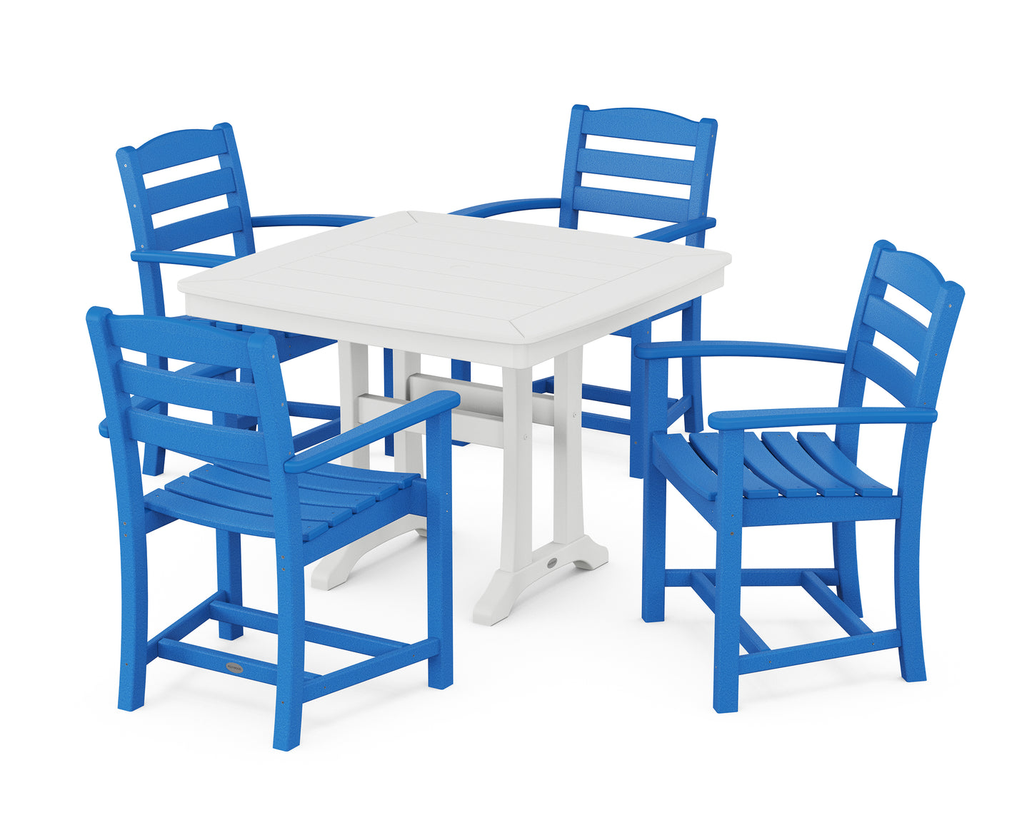 La Casa CafÃ© 5-Piece Dining Set with Trestle Legs