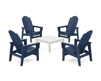 5-Piece Vineyard Grand Upright Adirondack Chair Conversation Group