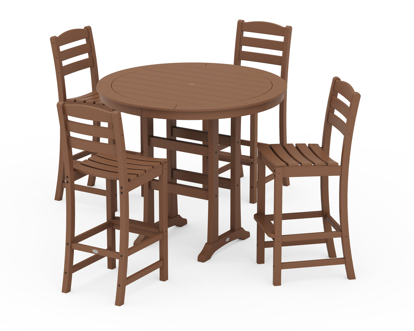 La Casa CafÃ© 5-Piece Side Chair Bar Dining Set