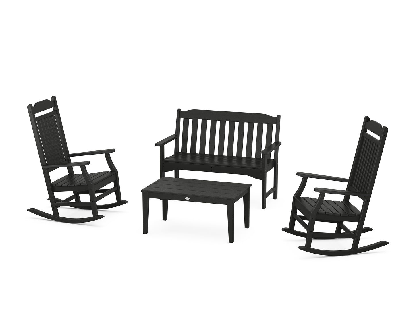 Cottage Rocking Chair 4-Piece Porch Set