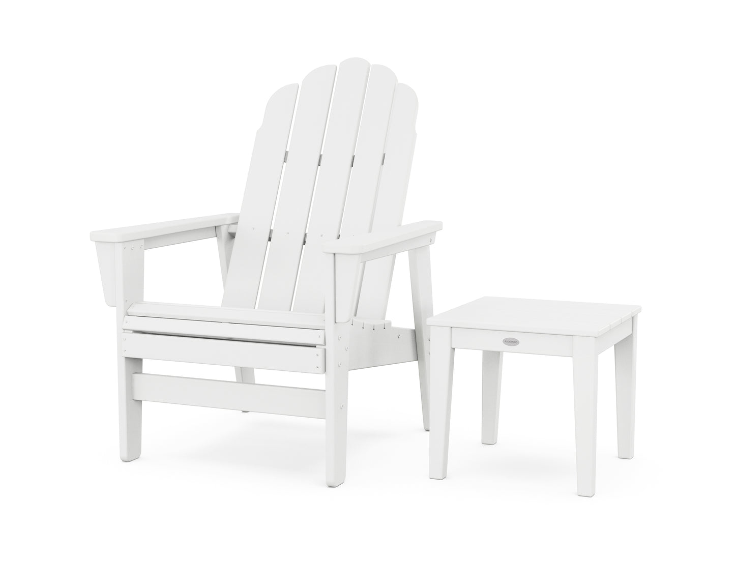 Vineyard Grand Upright Adirondack Chair with Side Table