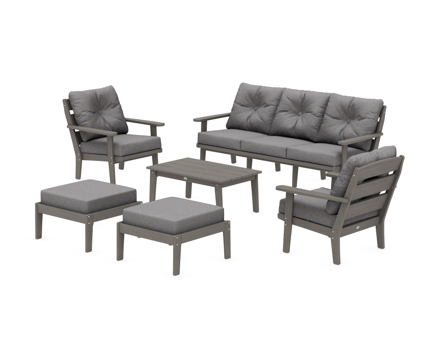 Lakeside 6-Piece Lounge Sofa Set
