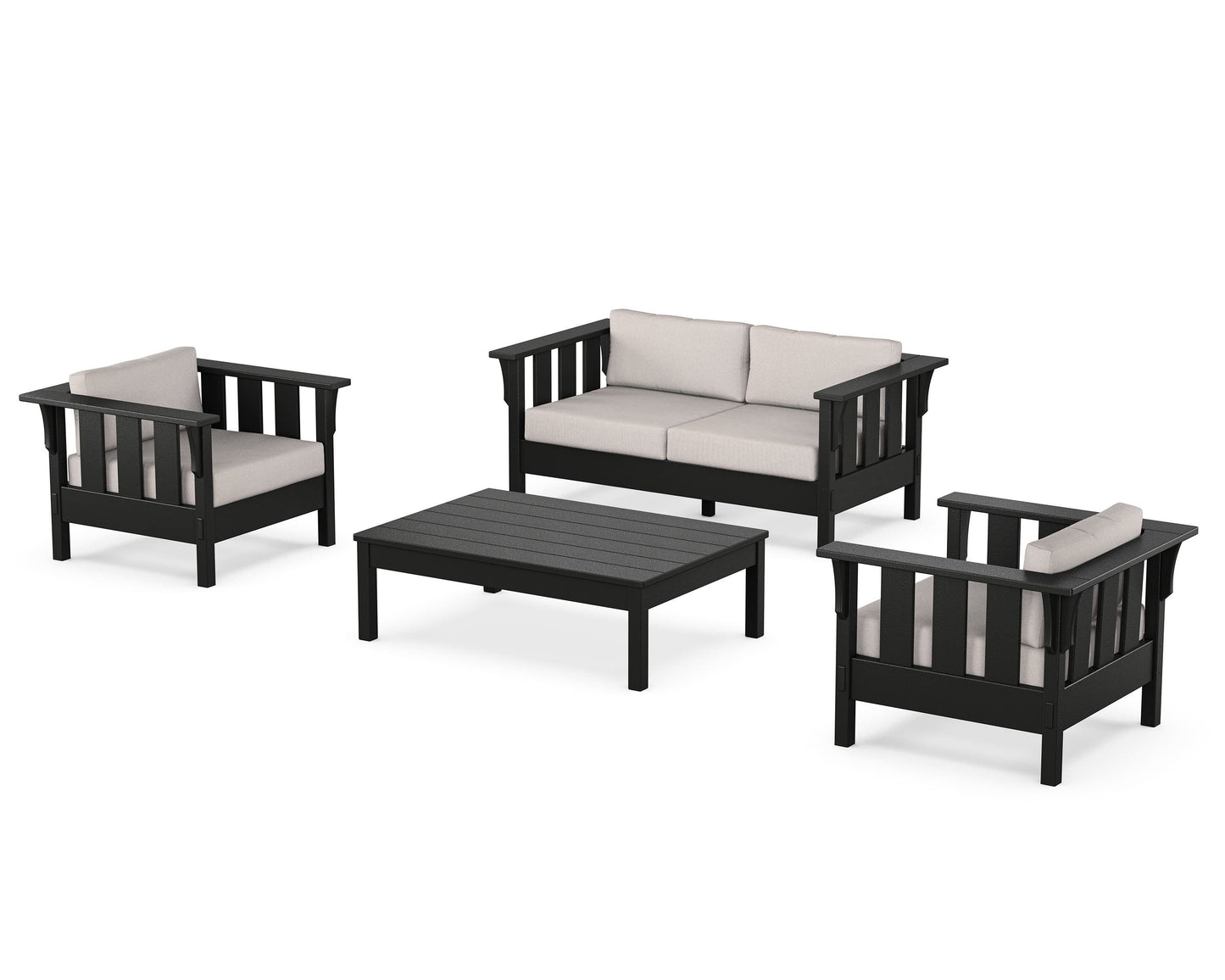 Acadia 4-Piece Deep Seating Set with Loveseat