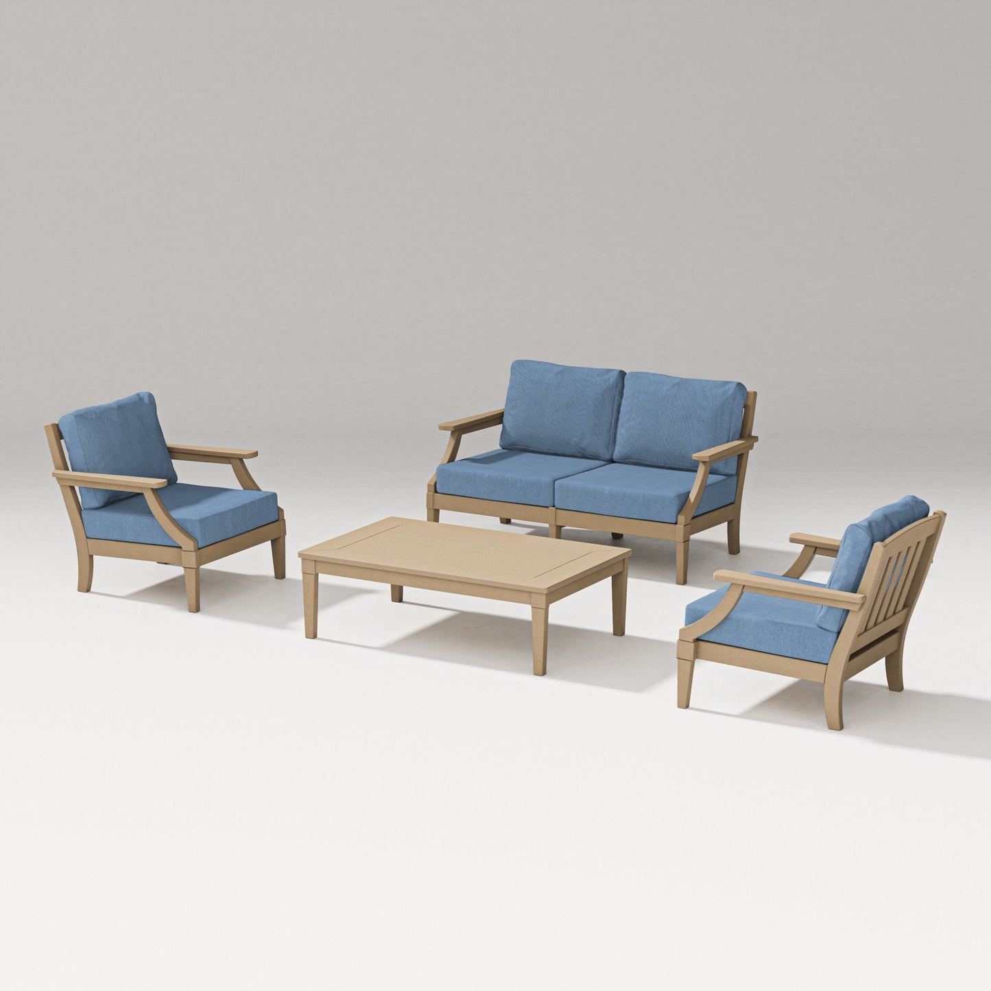 Estate Lounge 4-Piece Loveseat Set