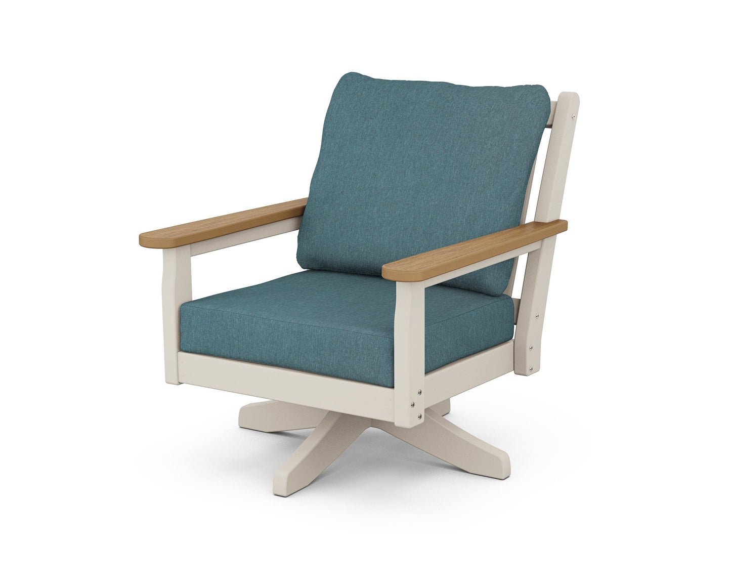 Chippendale Deep Seating Swivel Chair