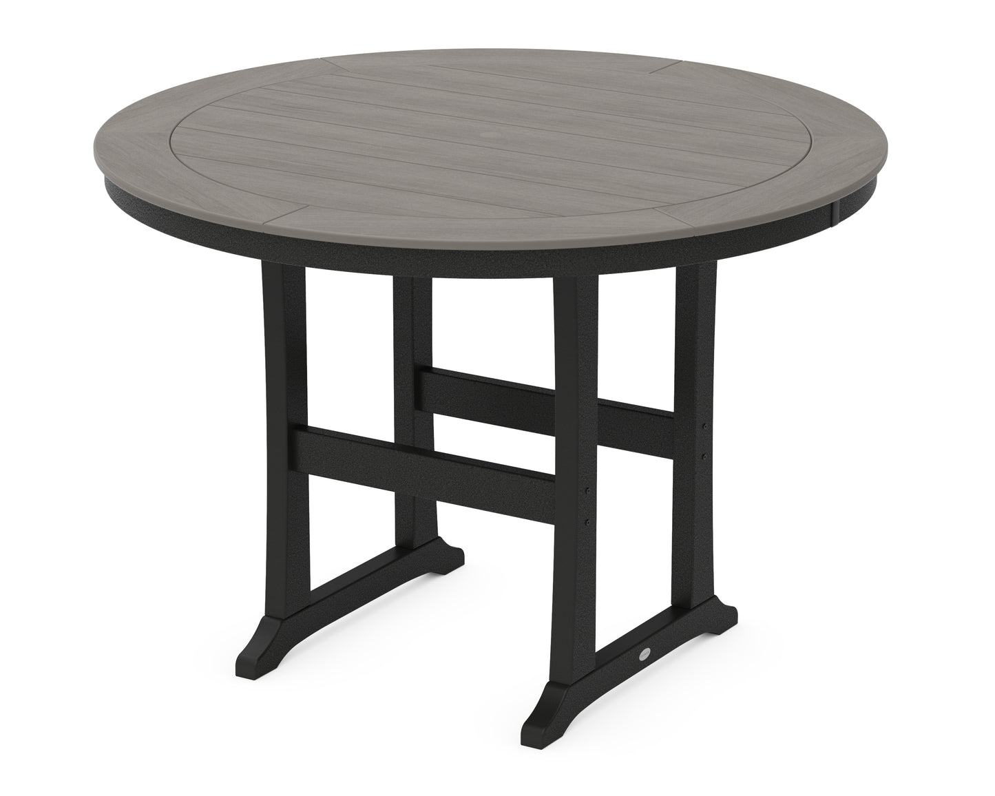 Nautical Trestle 60" Round Bar Table
