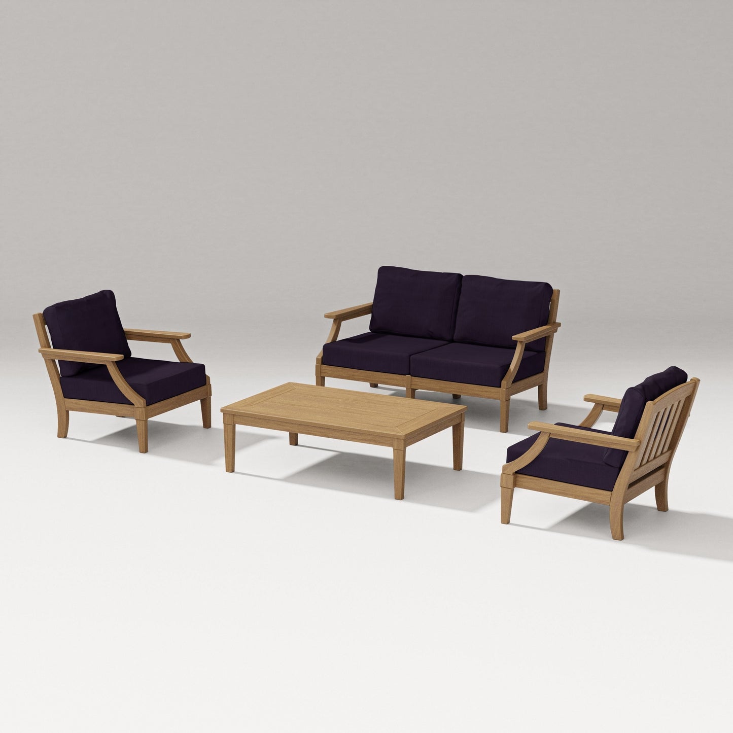 Estate Lounge 4-Piece Loveseat Set