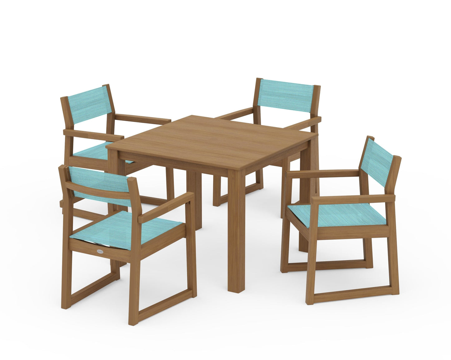 EDGE Sling Arm Chair 5-Piece Parsons Dining Set