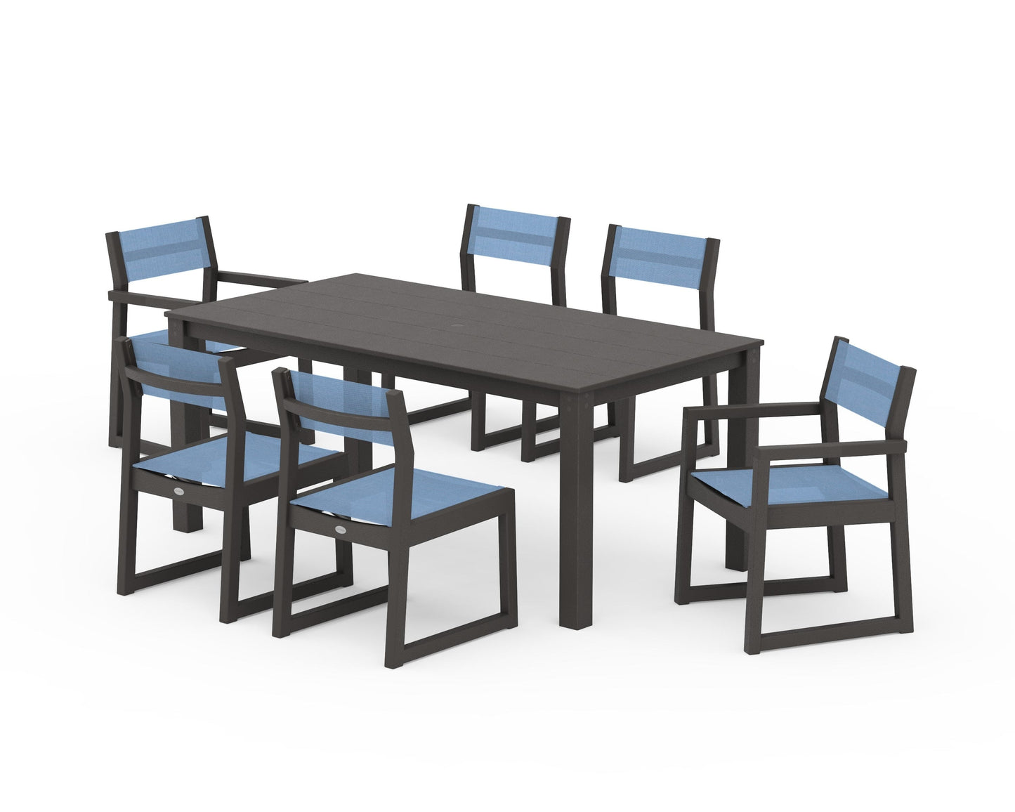 EDGE Sling 7-Piece Parsons Dining Set