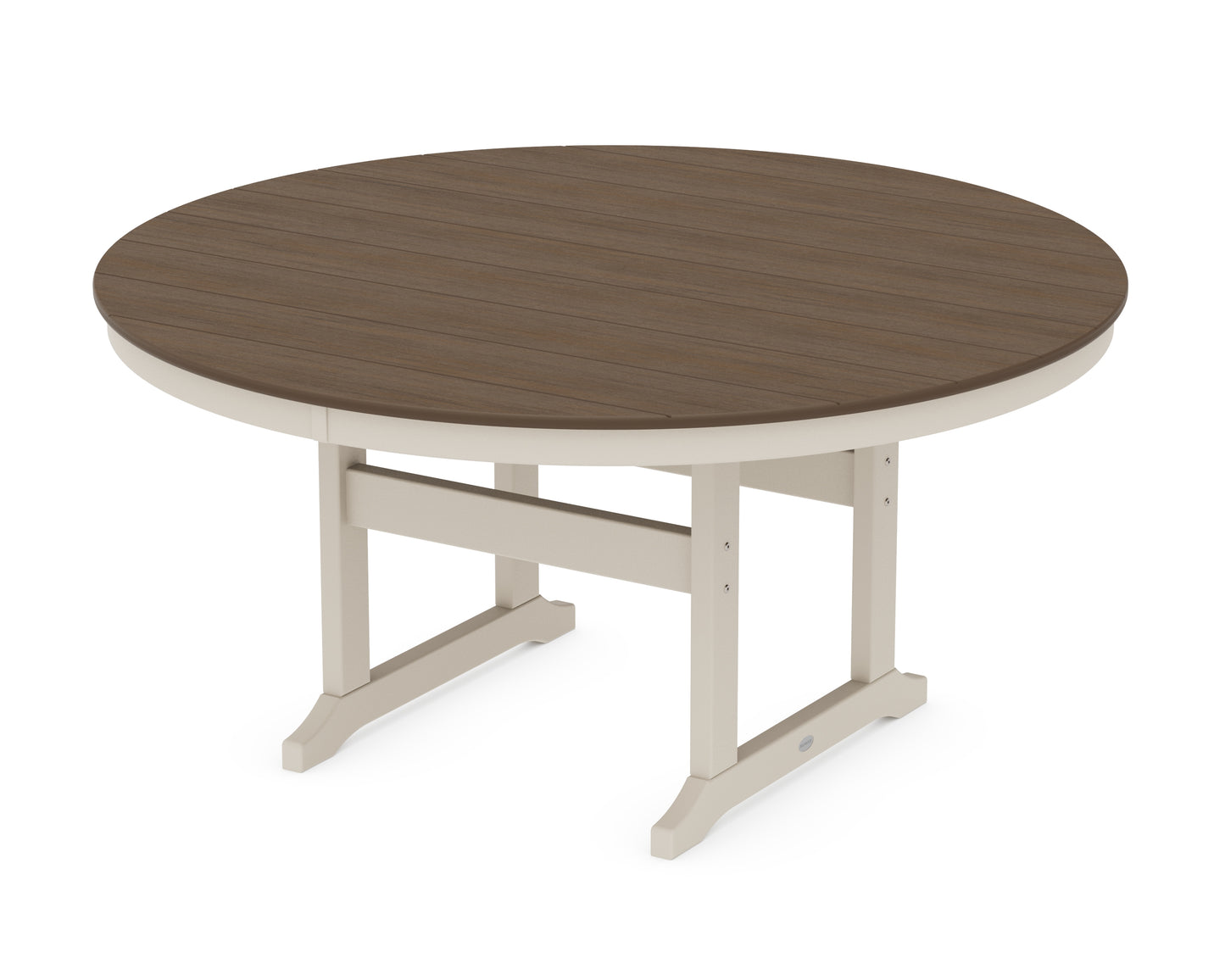 60" Round Farmhouse Dining Table