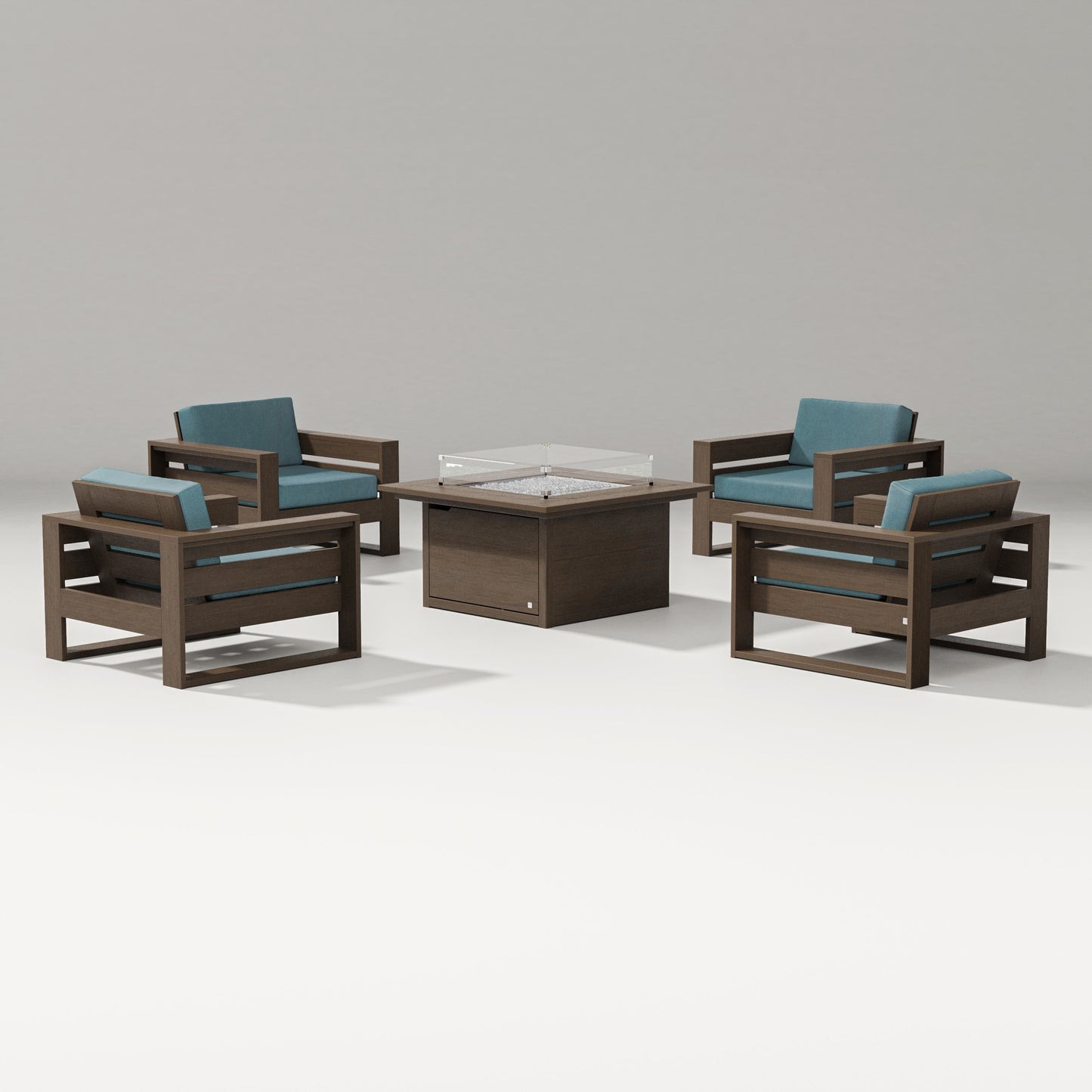 Latitude 5-Piece Lounge Fire Table Set