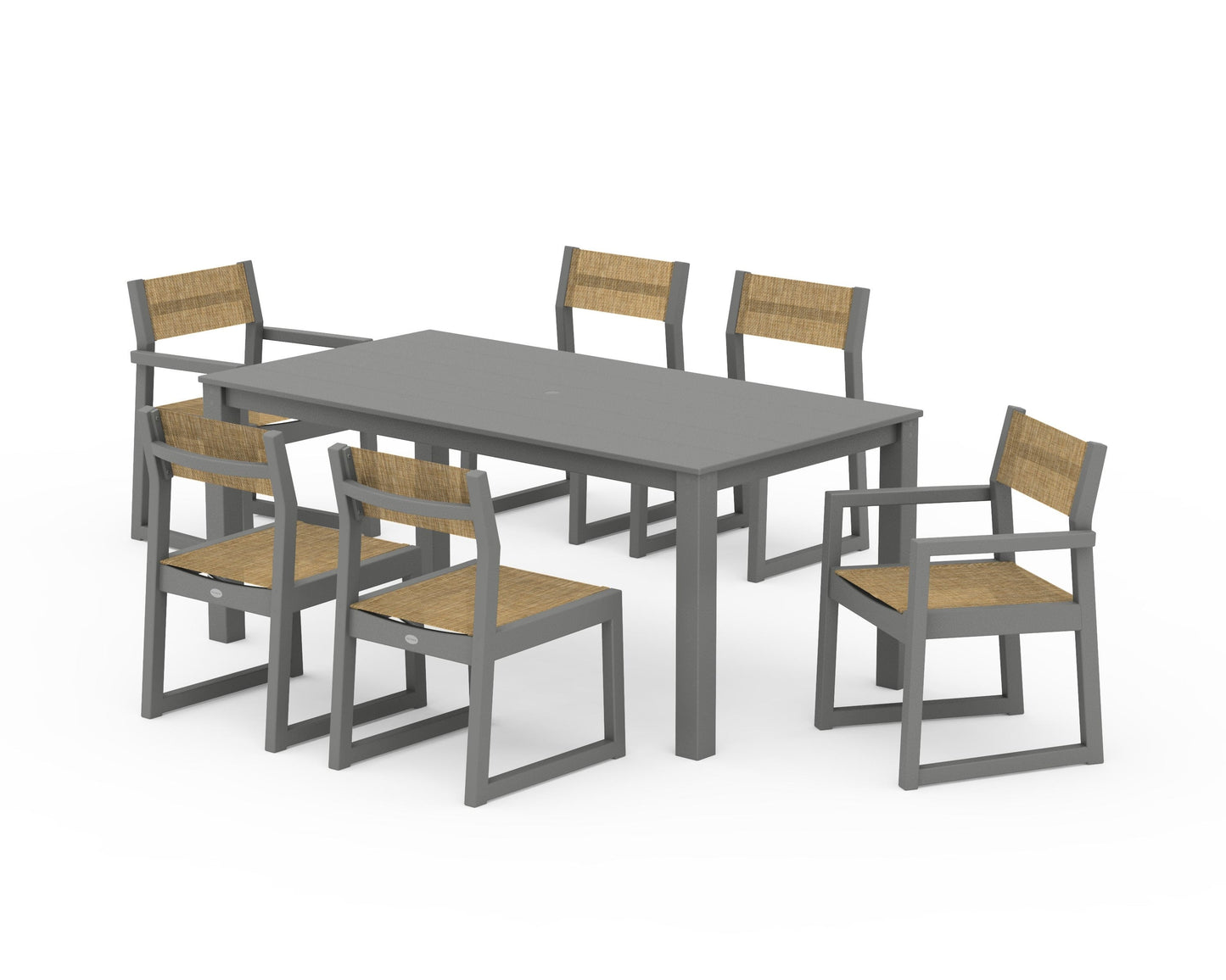 EDGE Sling 7-Piece Parsons Dining Set
