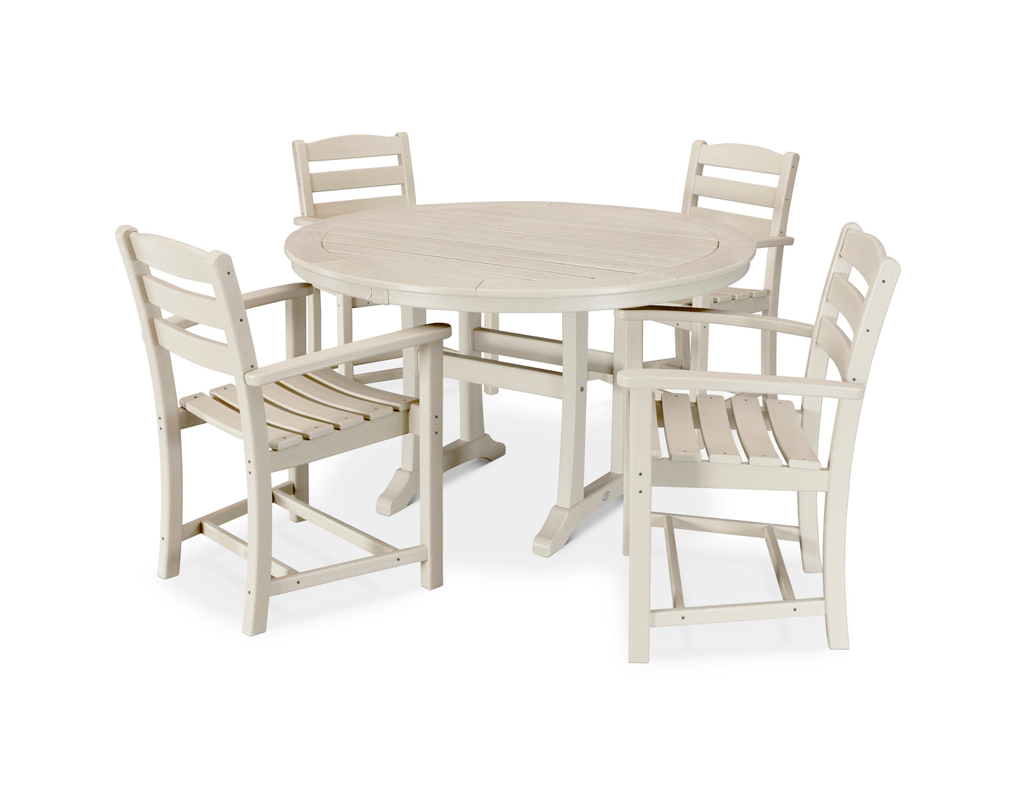 La Casa Caf‚ 5-Piece Arm Chair Dining Set