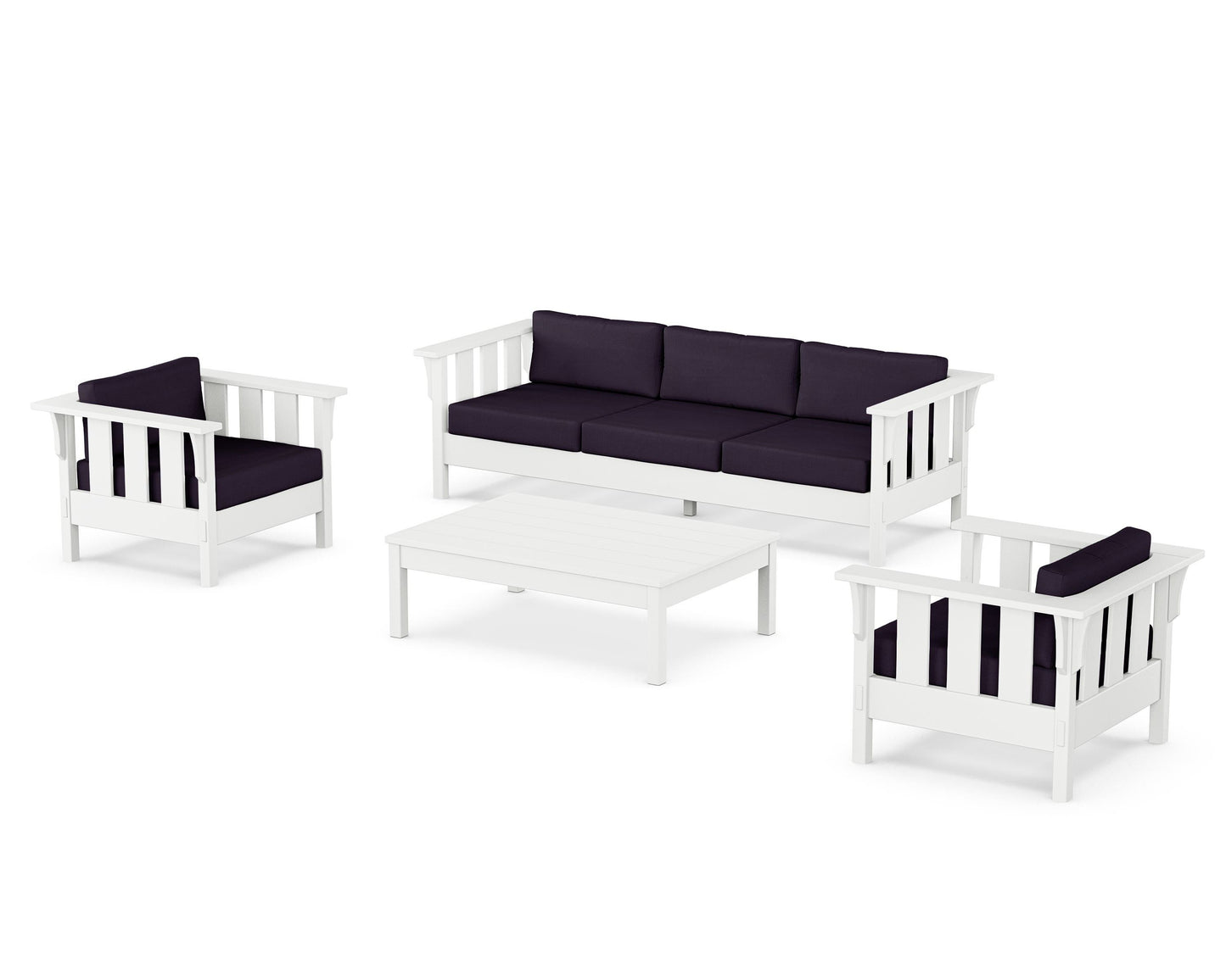 Acadia 4-Piece Deep Seating Set with Sofa
