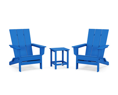 3-Piece Modern Studio Folding Adirondack Set