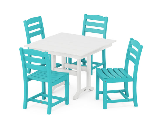 La Casa CafÃ© Side Chair 5-Piece Farmhouse Dining Set