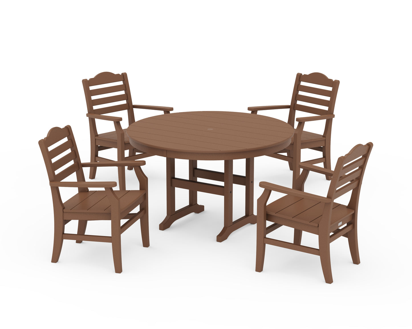 Savannah 5-Piece Round Farmhouse Dining Set