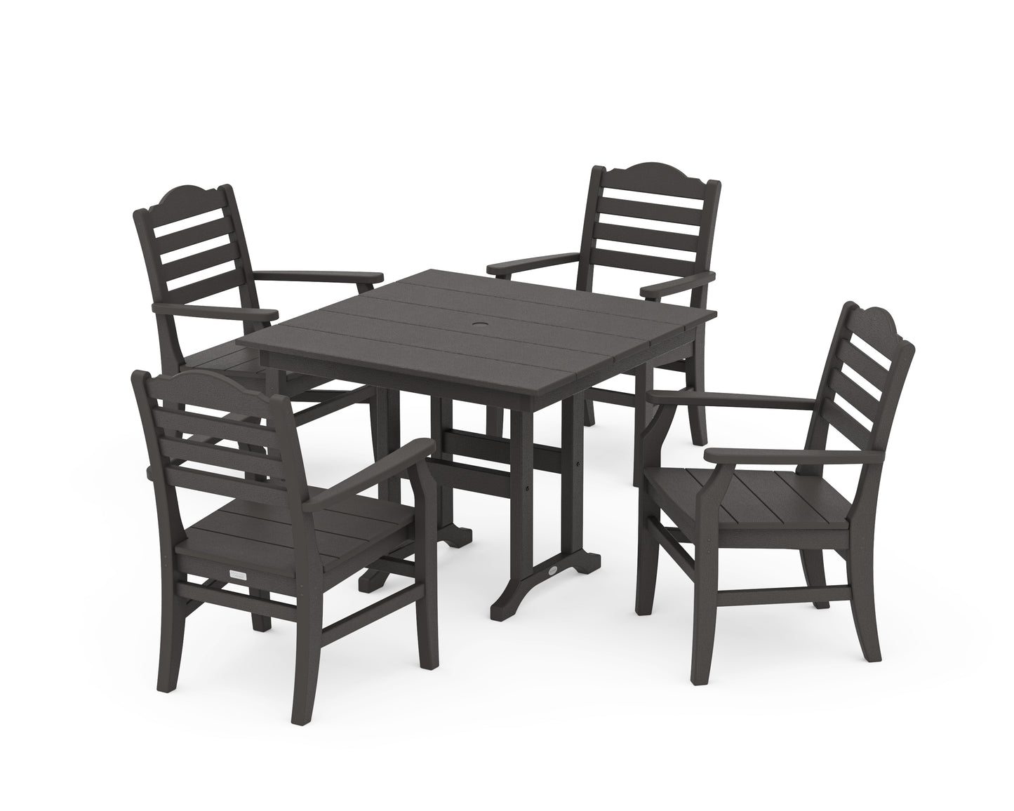 Savannah 5-Piece Farmhouse Dining Set