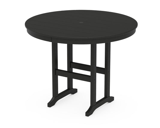 48" Round Farmhouse Counter Table
