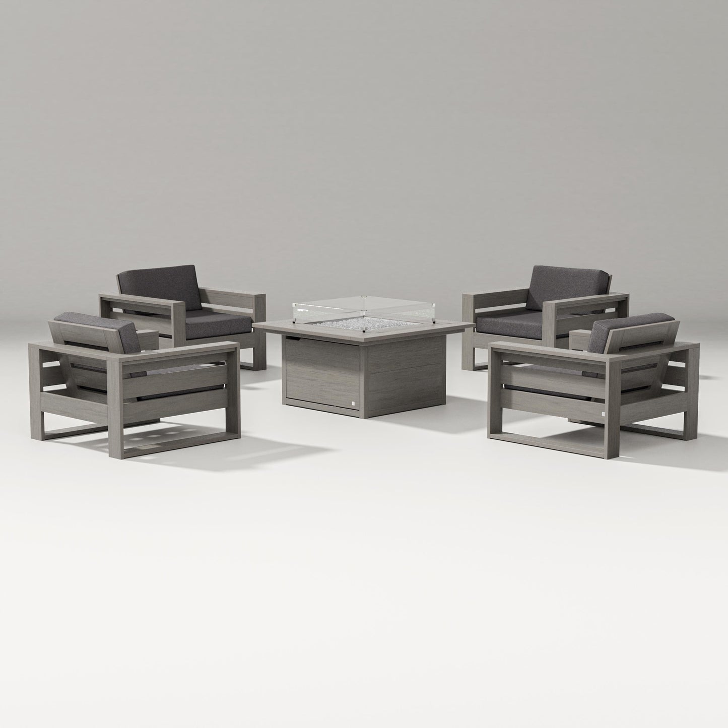 Latitude 5-Piece Lounge Fire Table Set