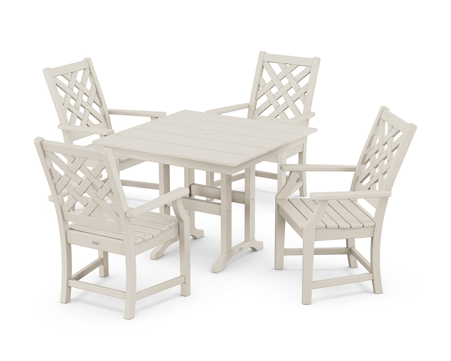 Wovendale 5-Piece Farmhouse Dining Set