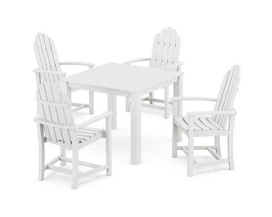 Classic Adirondack 5-Piece Parsons Dining Set