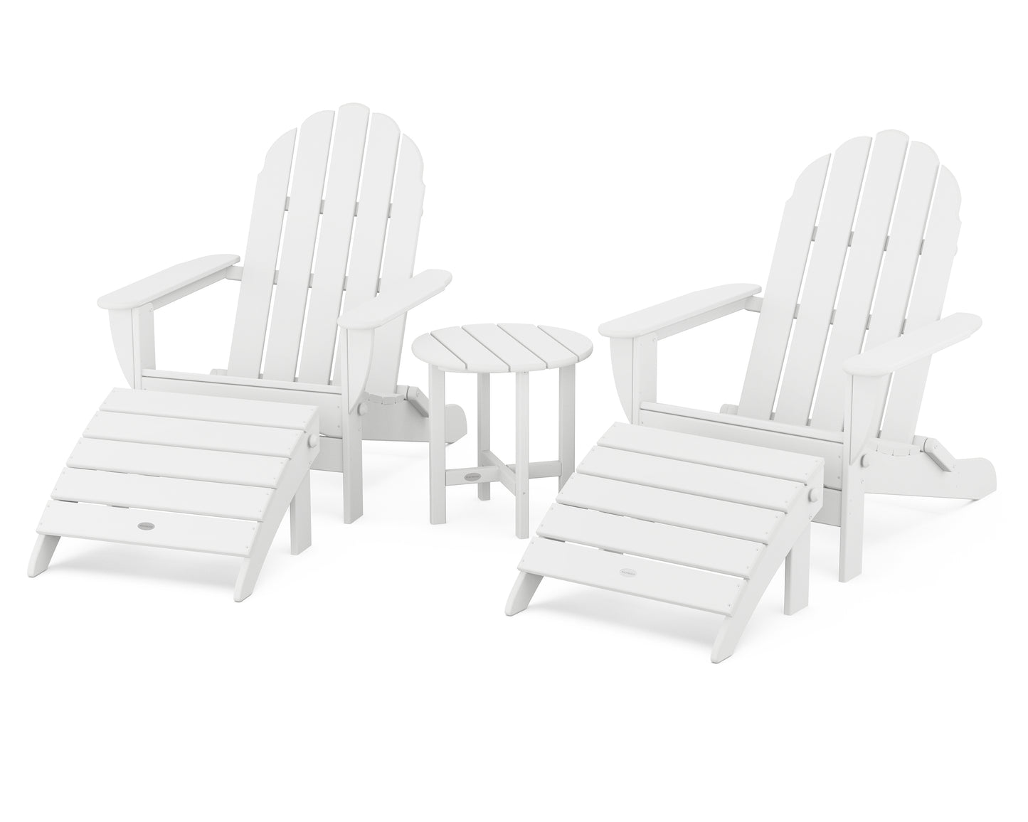 Classic Oversized Adirondack 5-Piece Casual Set