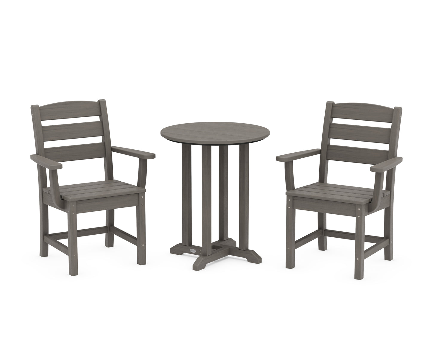 Lakeside 3-Piece Round Bistro Dining Set