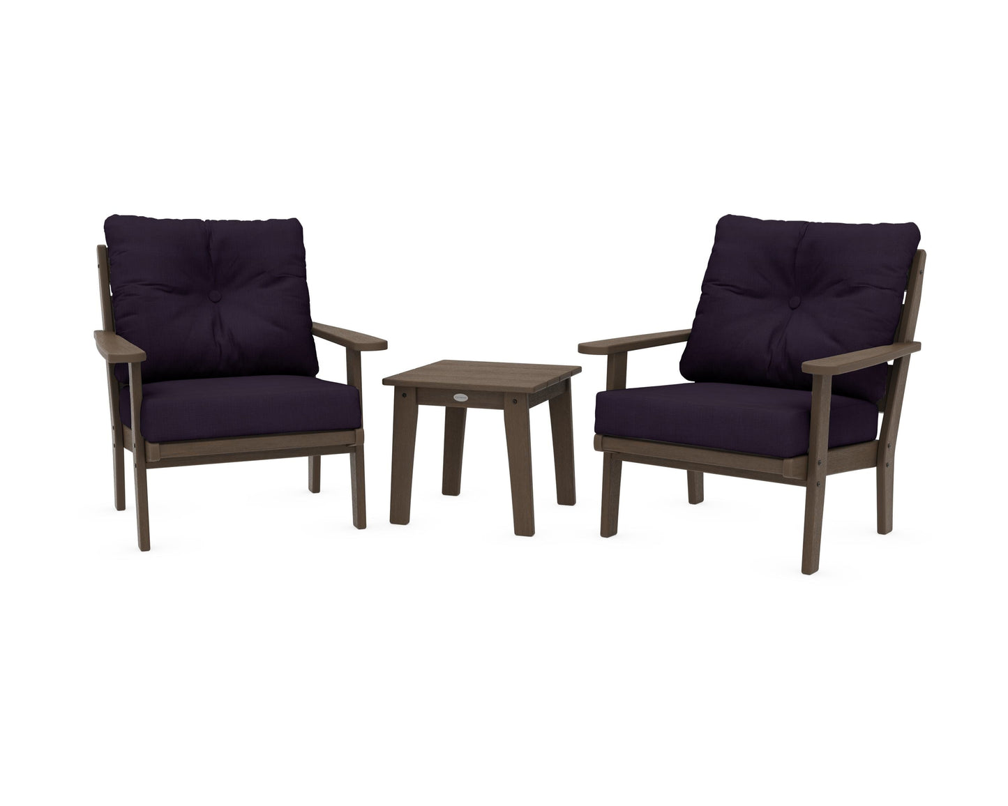 Lakeside 3-Piece Deep Seating Chair Set