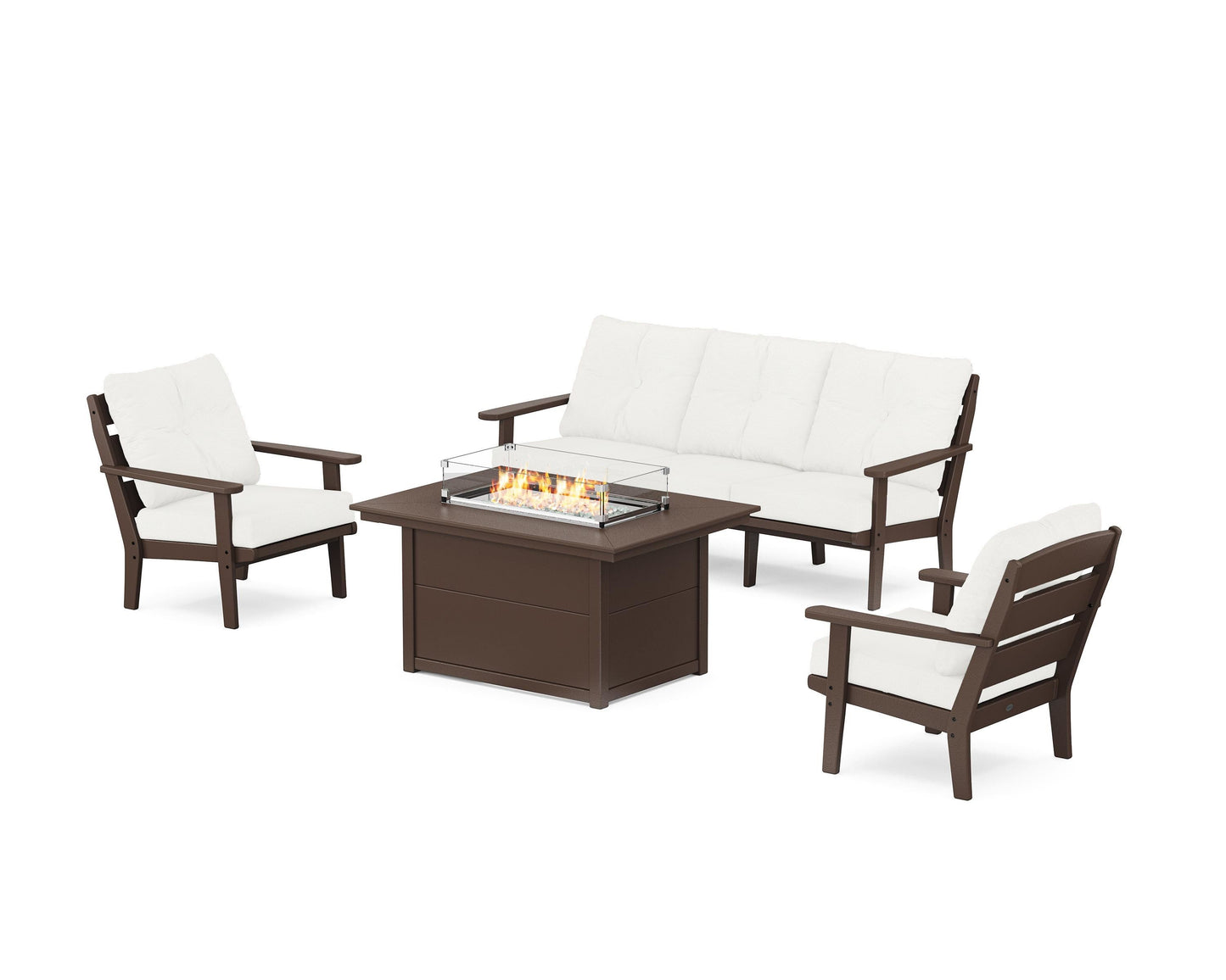 Lakeside Deep Seating Fire Pit Table Set