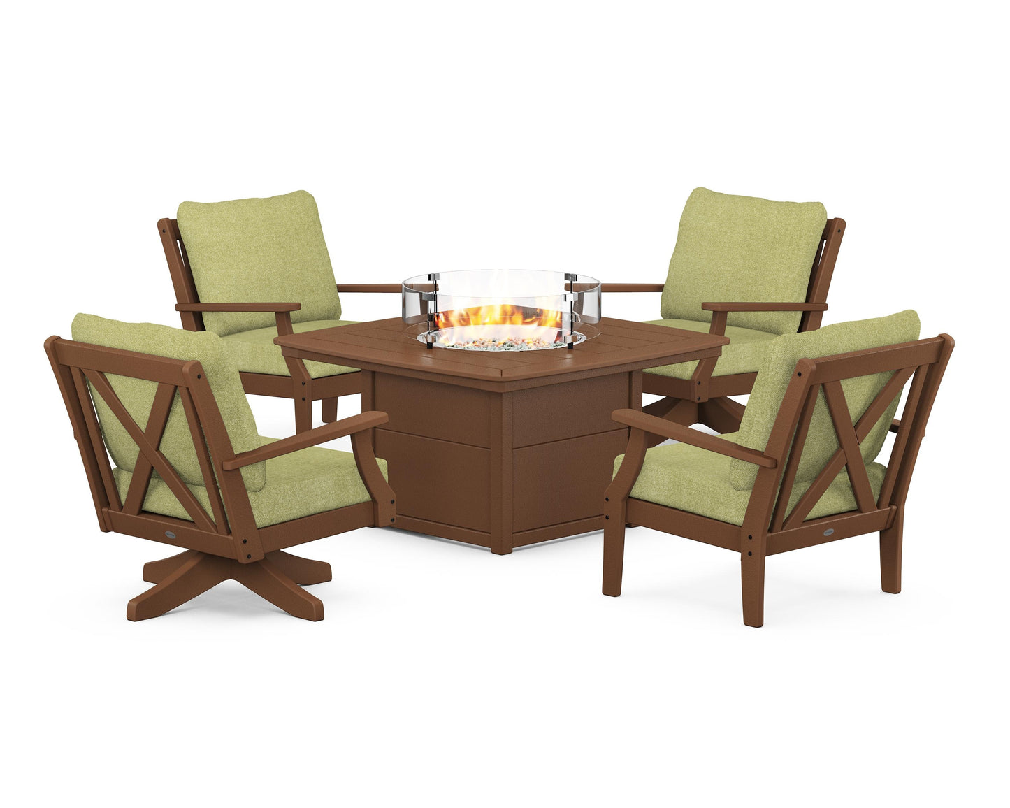 Braxton 5-Piece Deep Seating Set with Fire Table
