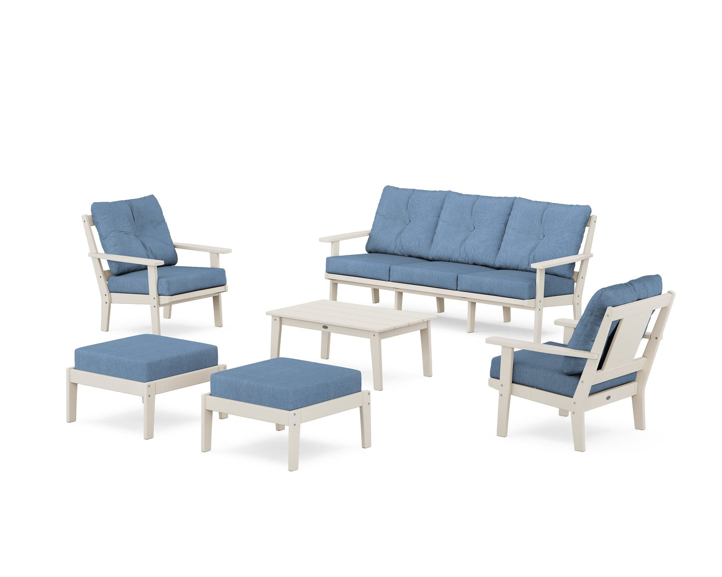 Prairie 6-Piece Lounge Sofa Set
